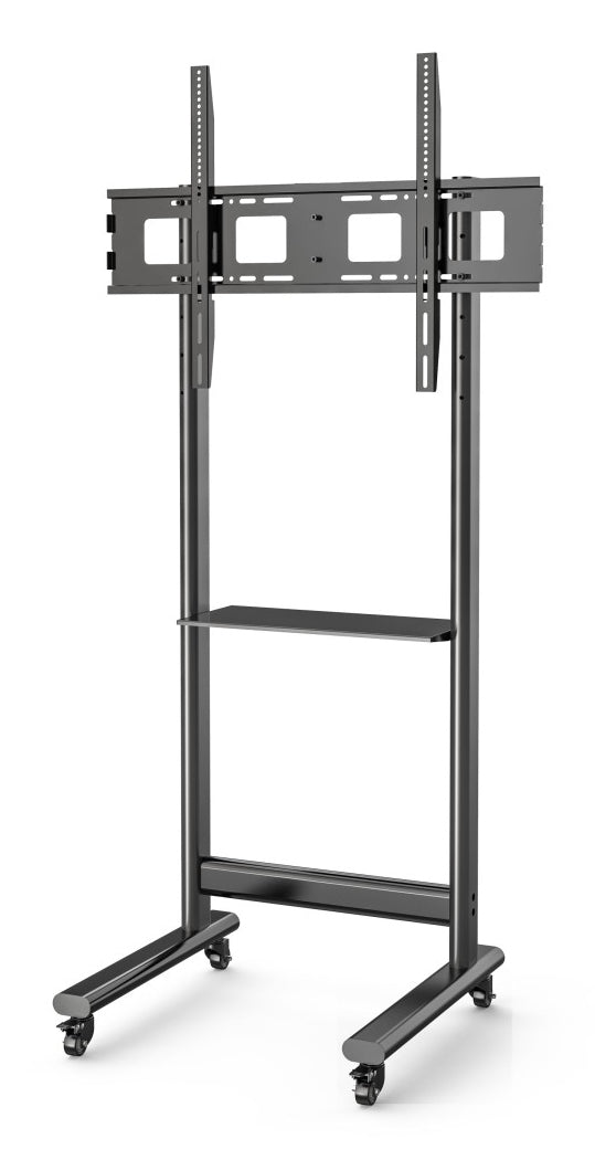 Techly ICA-TR74 Support TV mobile 50-90” jusqu'a 70kg étagere AV réglable