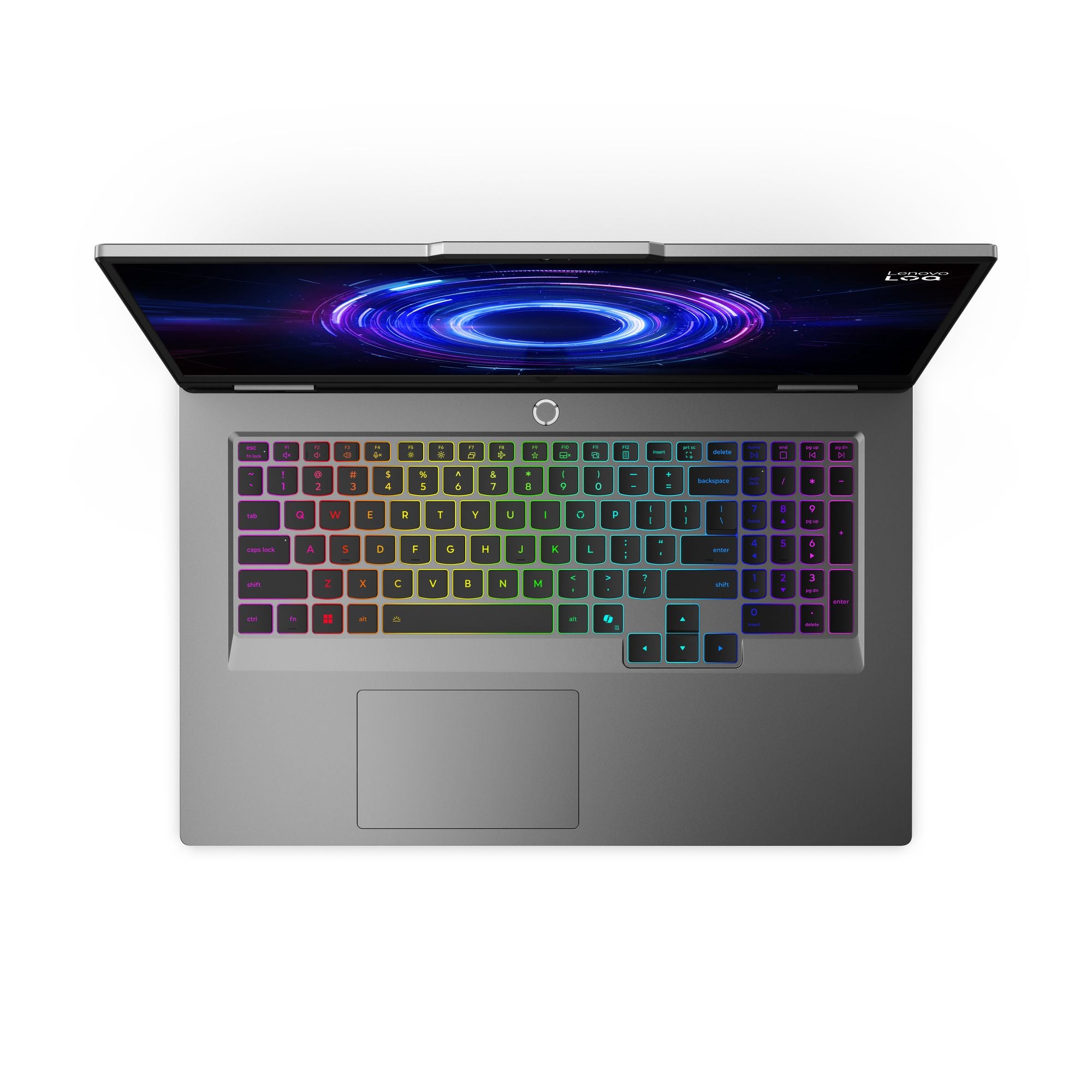 Lenovo LOQ 17IRX10 Intel® Core™ i5 i5-13450HX Ordinateur portable 43,9 cm (17.3") Full HD 16 Go DDR5-SDRAM 512 Go SSD NVIDIA GeForce RTX 5050 Wi-Fi 6 (802.11ax) Windows 11 Home Français Gris