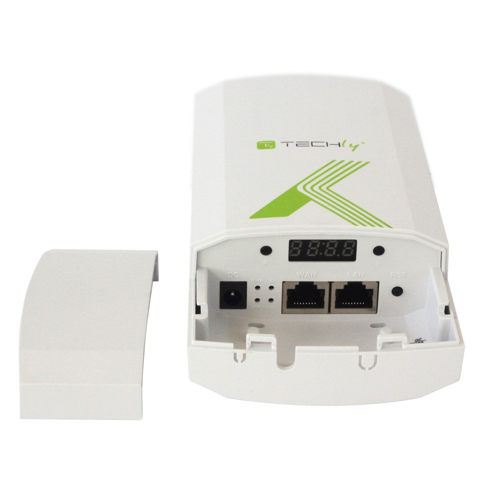 Techly I-WL-CPE880 Dispositif externe CPE/Point d'acces/Répéteur 5,8GHz 15dBi 300Mb/s