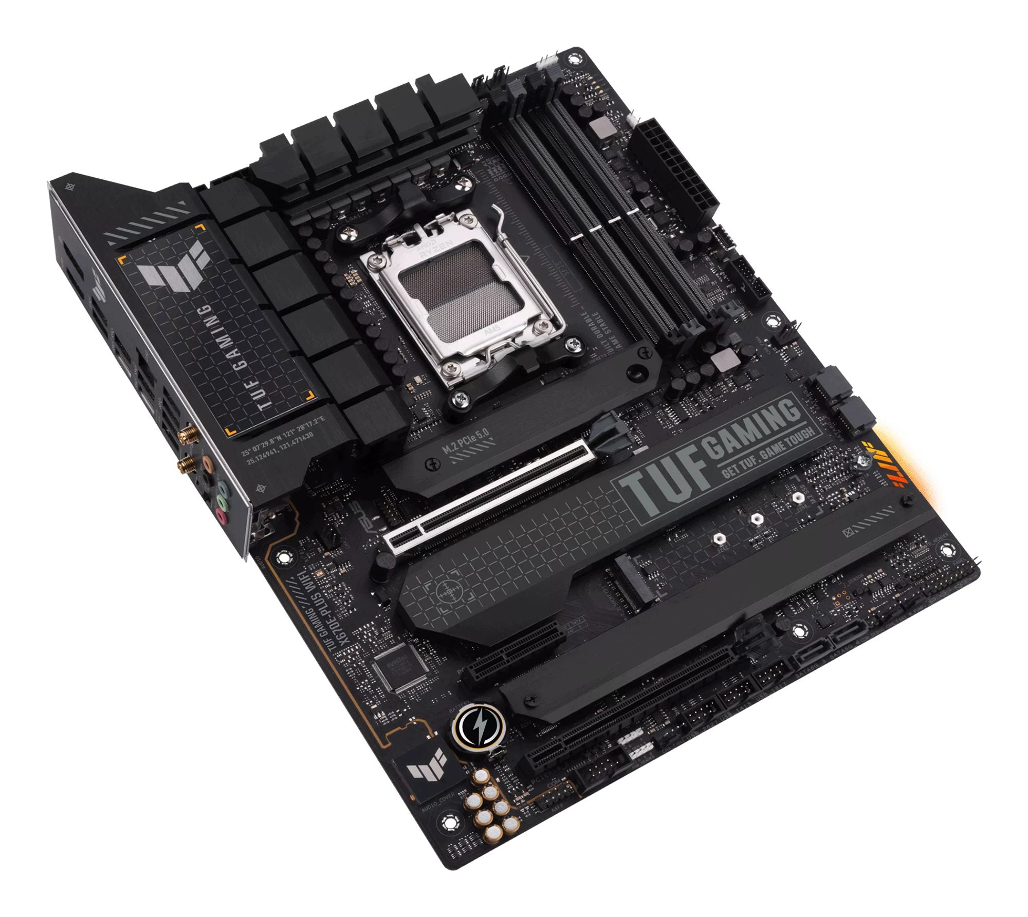 ASUS TUF GAMING X670E-PLUS WIFI AM5 Socket 4DDR5 PCIe 5.0 x16 HDMI 2.1 DP 1.4 4xSATA 6Gb/s ATX