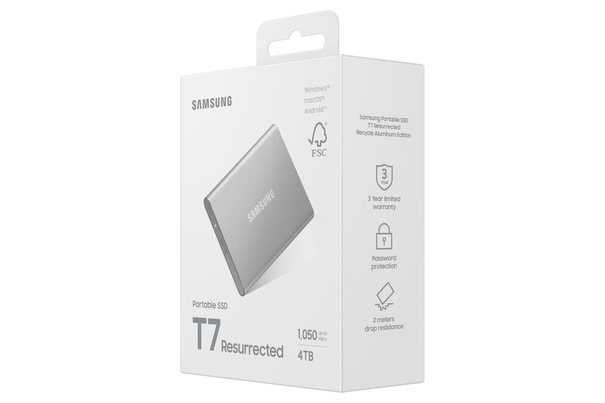 Samsung Portable SSD T7 Resurrected 4TB