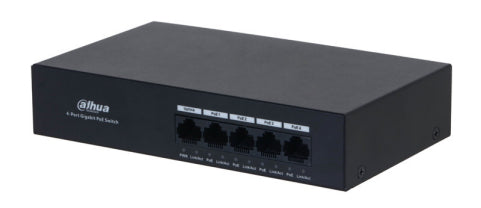 DAHUA- Switch avec 4 ports PoE DH-PFS3005-4GT-36