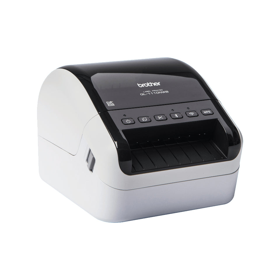 Brother QL-1110NWB imprimante pour étiquettes Thermique directe 300 x 300 DPI 110 mm/sec Avec fil &sans fil Ethernet/LAN DK Wifi Bluetooth