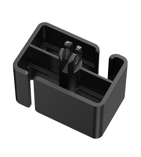 NEOMOUNTS Cable Spine Organizer for sit/stand desk frames clamp mounted black