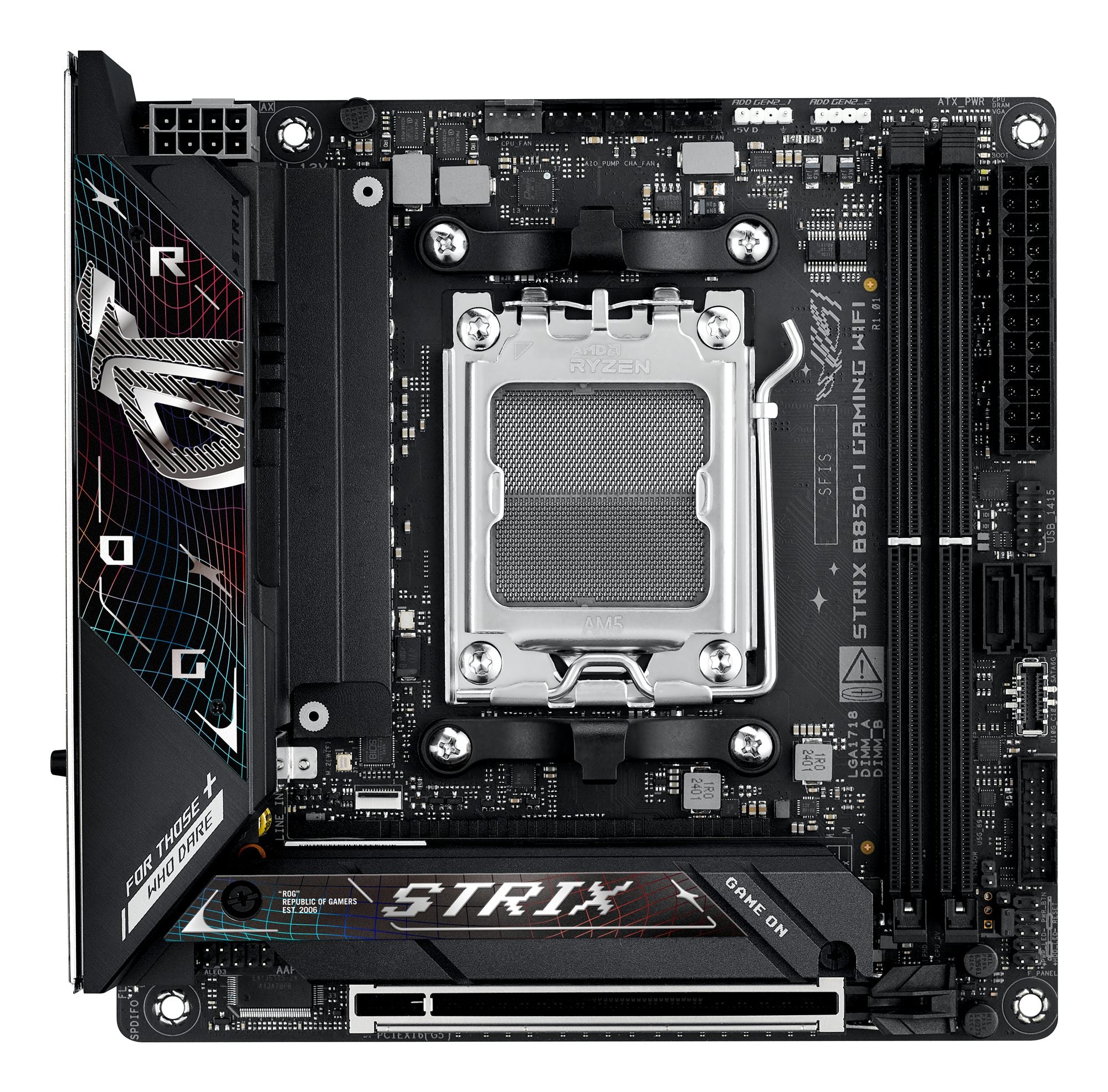 ASUS ROG STRIX B850-I GAMING WIFI AM5 DDR5 ATX MB 1xHDMI 2xM.2 2xSATA