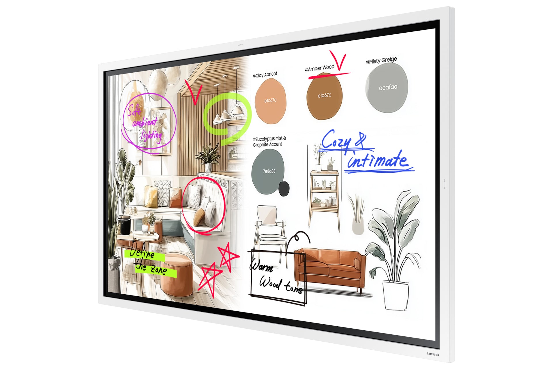 Samsung Flip Pro 55" UHD WM55F-X