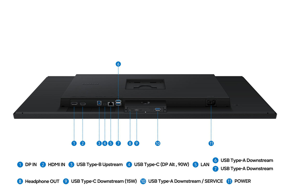 SAMSUNG ViewFinity S80UH 27p 4K IPS Docking USB-C 90W LAN Ecran 60Hz 5ms 350cd/m2 HDMI DisplayPort