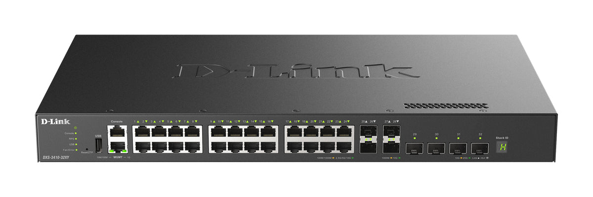 D-LINK Top of Rack 10 Gigabit Layer 3 Stackable Managed Switch 32 port