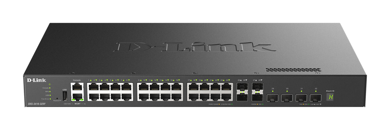 D-LINK Top of Rack 10 Gigabit Layer 3 Stackable Managed Switch 32 port