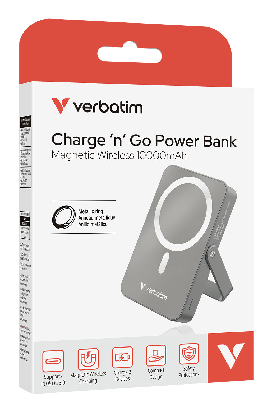 Charge 'n' Go Power Bank with Stand Magn