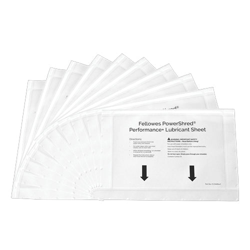 FELLOWES Powershred Performace + Lubricant Sheets