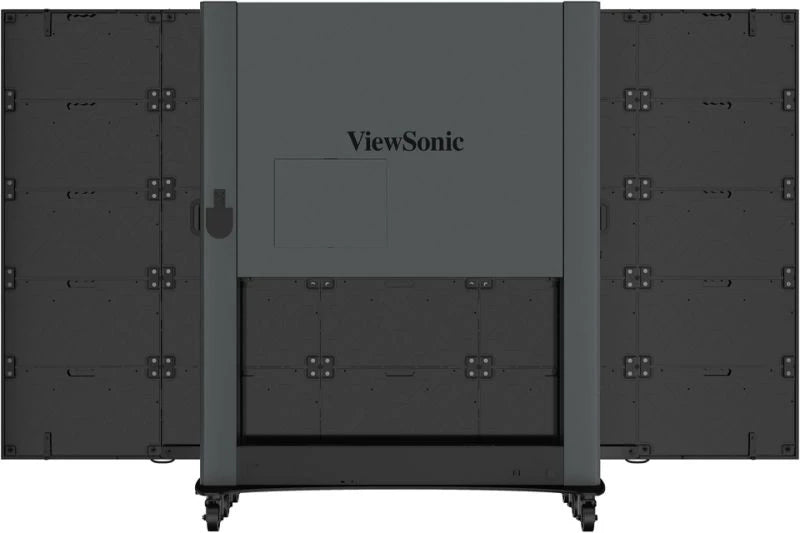 VIEWSONIC 138in Direct View LED Display,1920x1080P,14Bit,Refresh Rate 3840Hz,Pixel Pitch1.5mm,Hdmi Input&Output,Motorized up-down Trolley Cart,Copper wire,GOB  Black