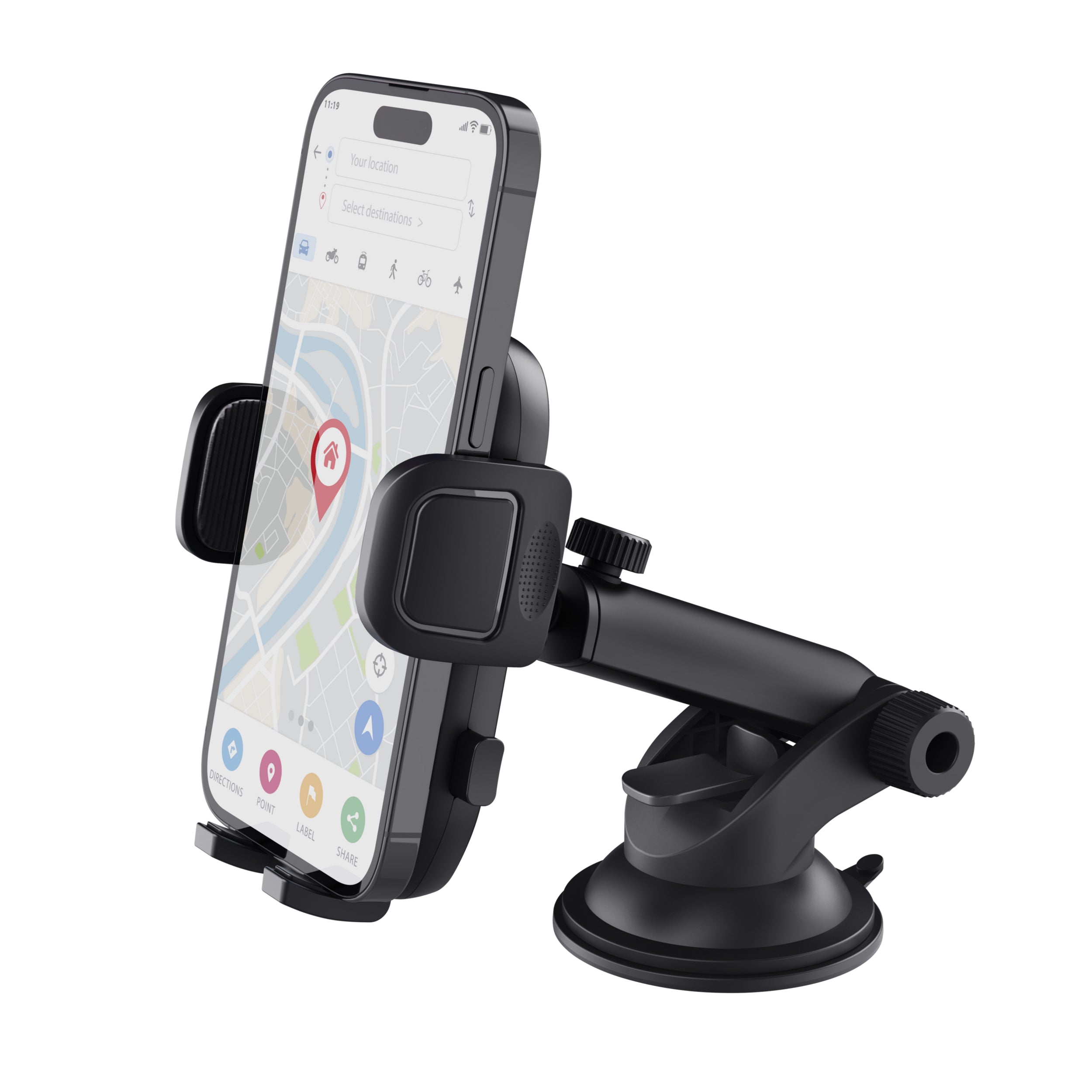 TRUST Support pour téléphone RUNO avec monture pour pare-brise