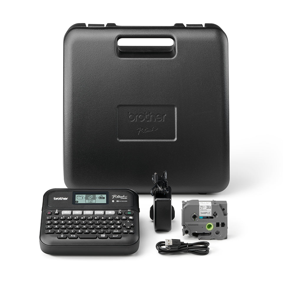 Brother PT-D460BTVP imprimante pour étiquettes Transfert thermique 180 x 180 DPI 30 mm/sec Avec fil &sans fil TZe Bluetooth QWERTY