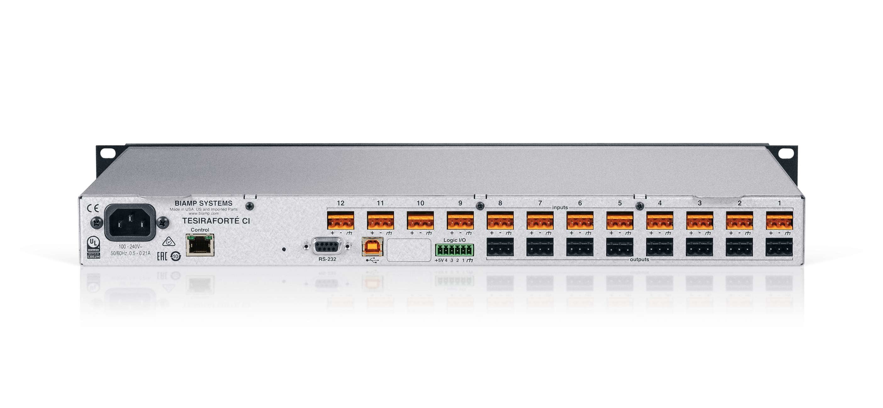 Biamp TesiraFORTE CI Audio Processor Analogue Processor
