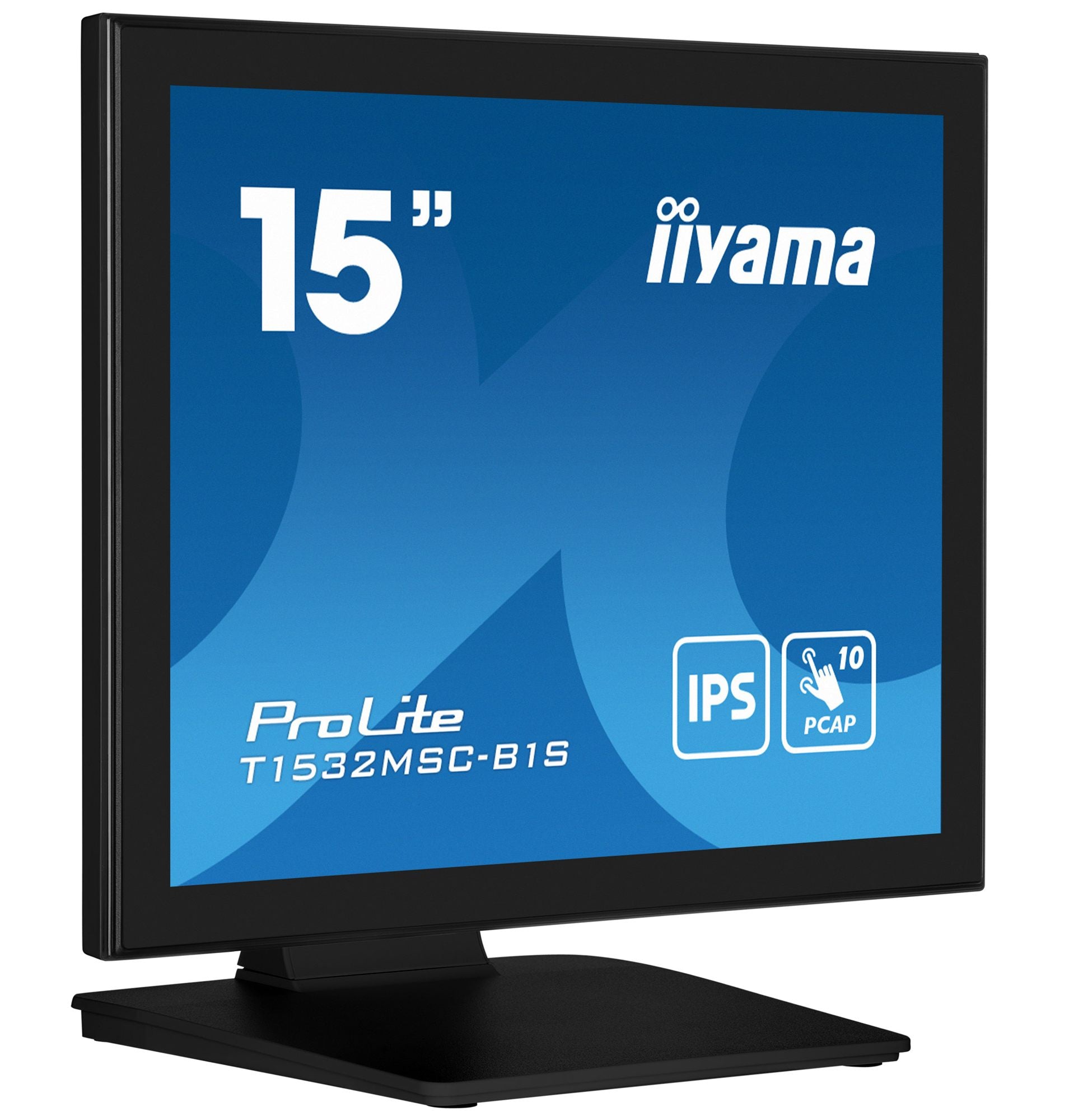 15" PCAP Bezel Free Front 10P Touch 1024