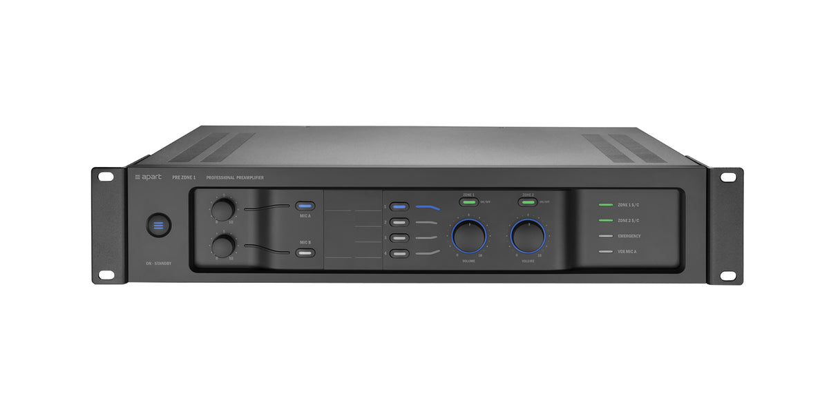 Biamp Pre-amp 2 volume zones 7 inputs