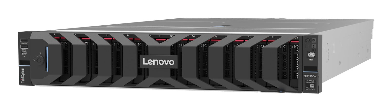 LENOVO ISG ThinkSystem SR650 V4 1xIntel Xeon 6505P 12C 2.2GHz 150W 1x32Go 2Rx8 SW RD 2x1300W 24x2.5p Chassis