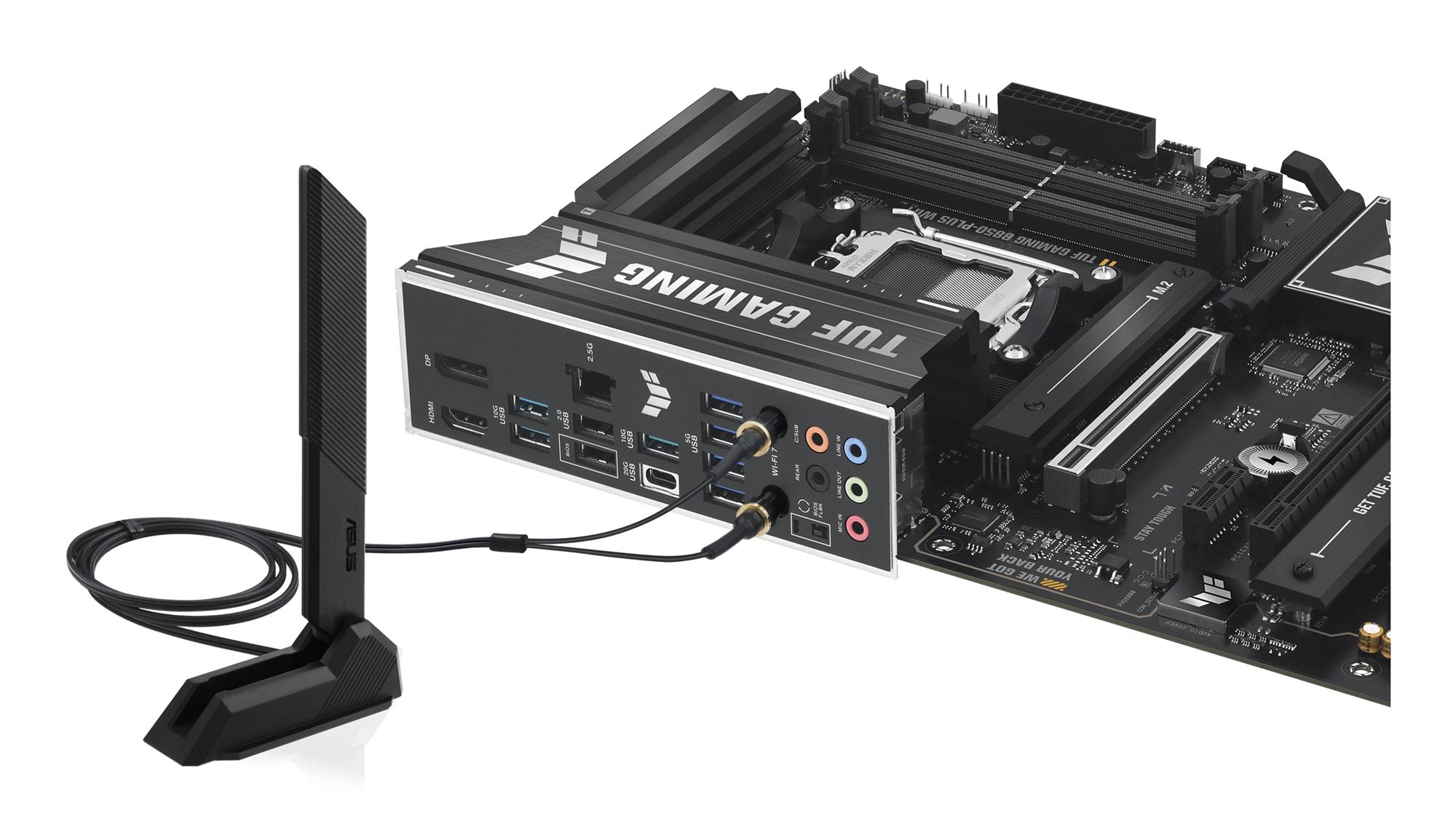ASUS TUF GAMING B850-PLUS WIFI AM5 DDR5 ATX MB 1xHDMI 1xDP 3xM.2 4xSATA