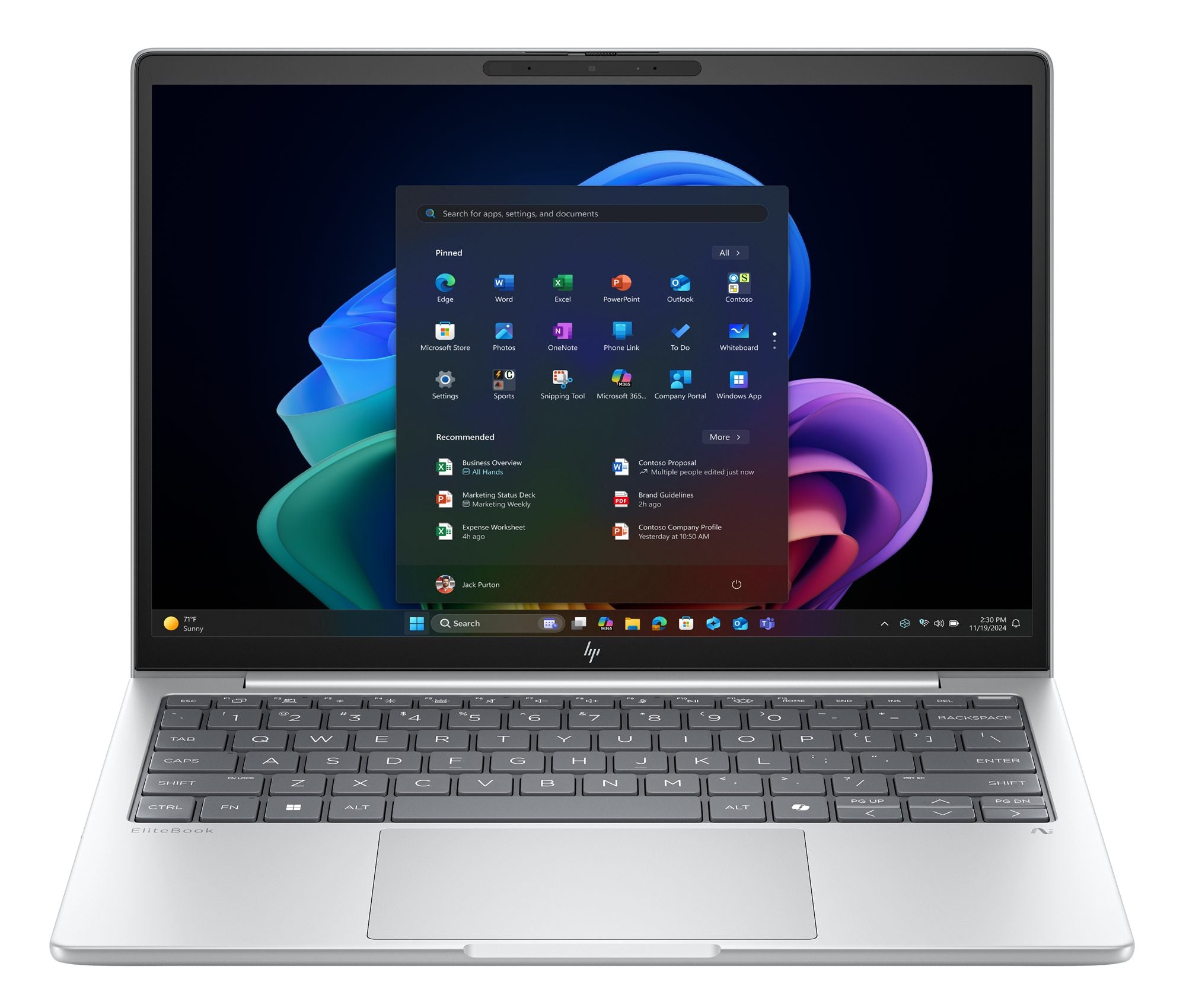 HP EliteBook 8 G1a IA Nouvelle génération AMD Ryzen AI 7 350 13.3p WUXGA 32Go 1To SSD UMA W11P Copilot + PC 3/3/0