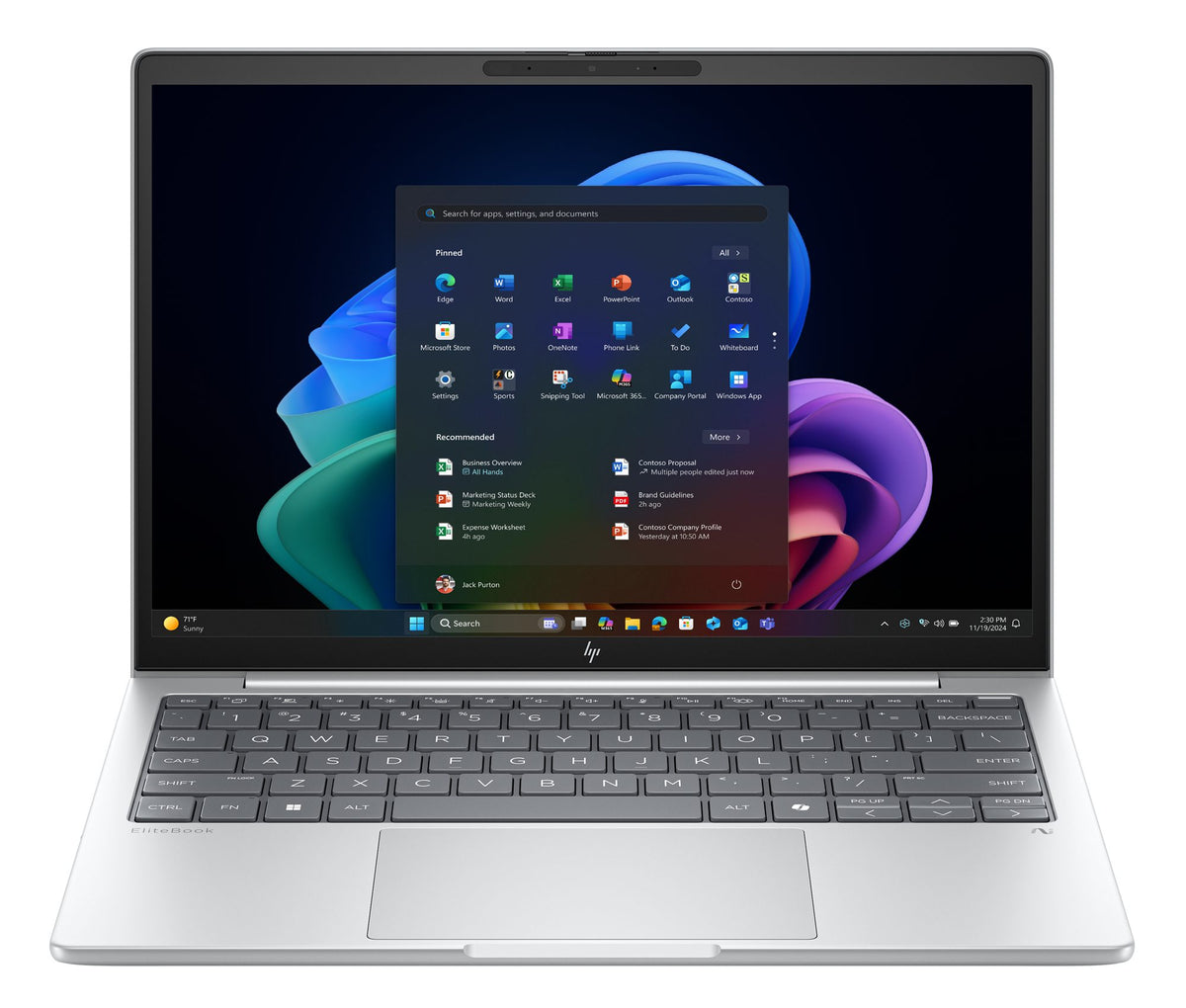 HP EliteBook 8 G1a IA Nouvelle génération AMD Ryzen AI 7 350 13.3p WUXGA 32Go 1To SSD UMA W11P Copilot + PC 3/3/0