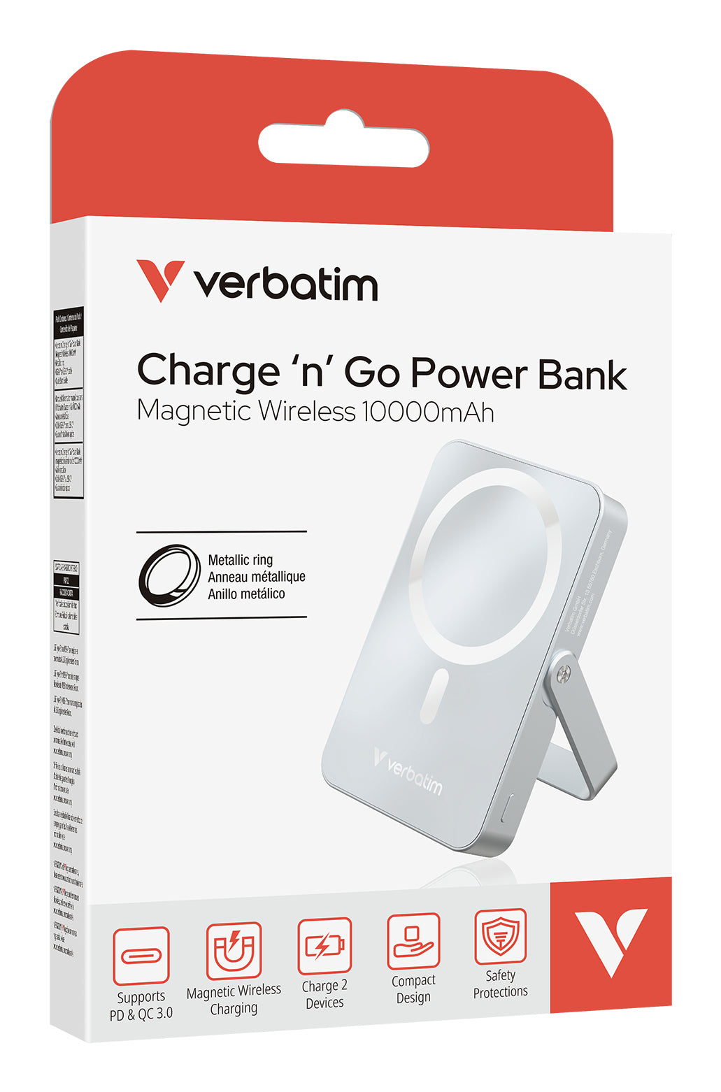 Charge 'n' Go Power Bank with Stand Magn