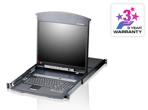 ATEN. KL1516AN CONSOLE LCD ALTUSEN 19" DUALRAIL KVM 16 PORT