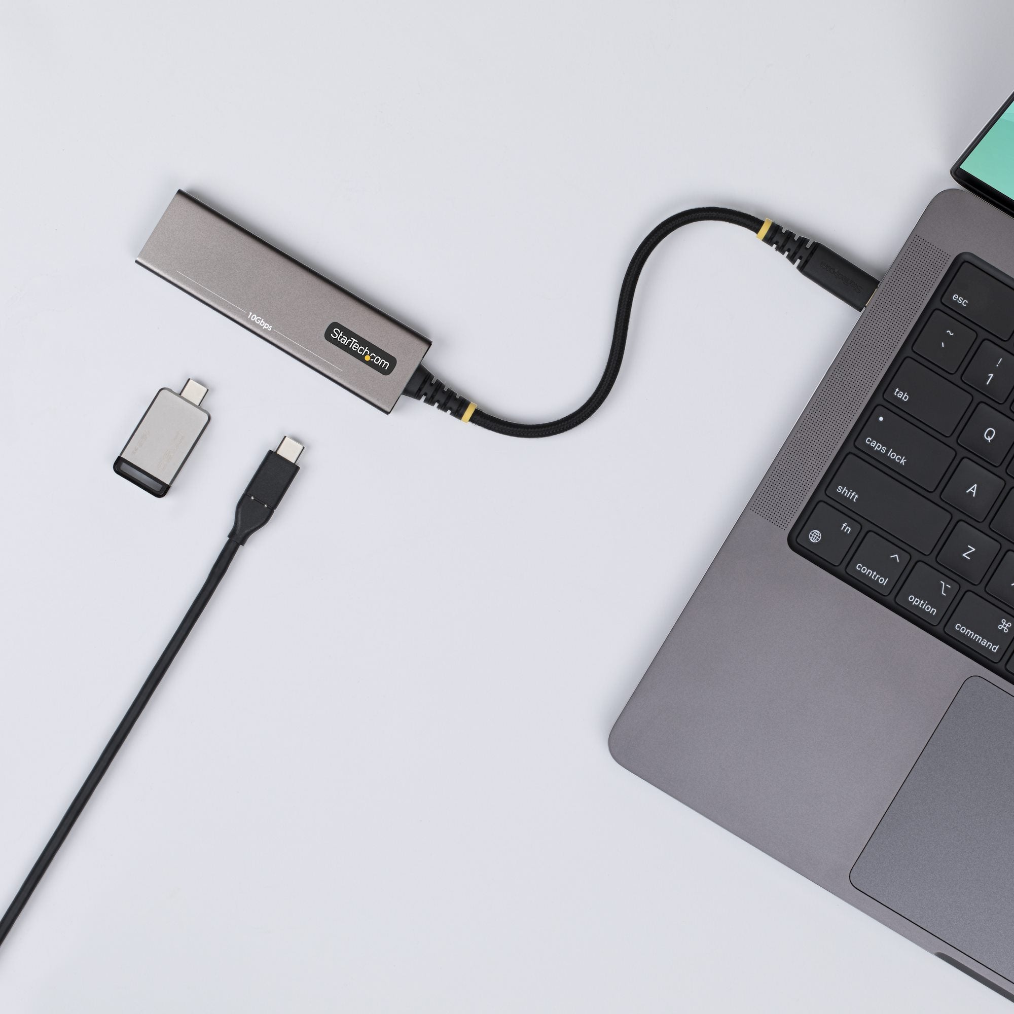 4-Port USB-C Hub 10Gbps 4x USB-C Ports