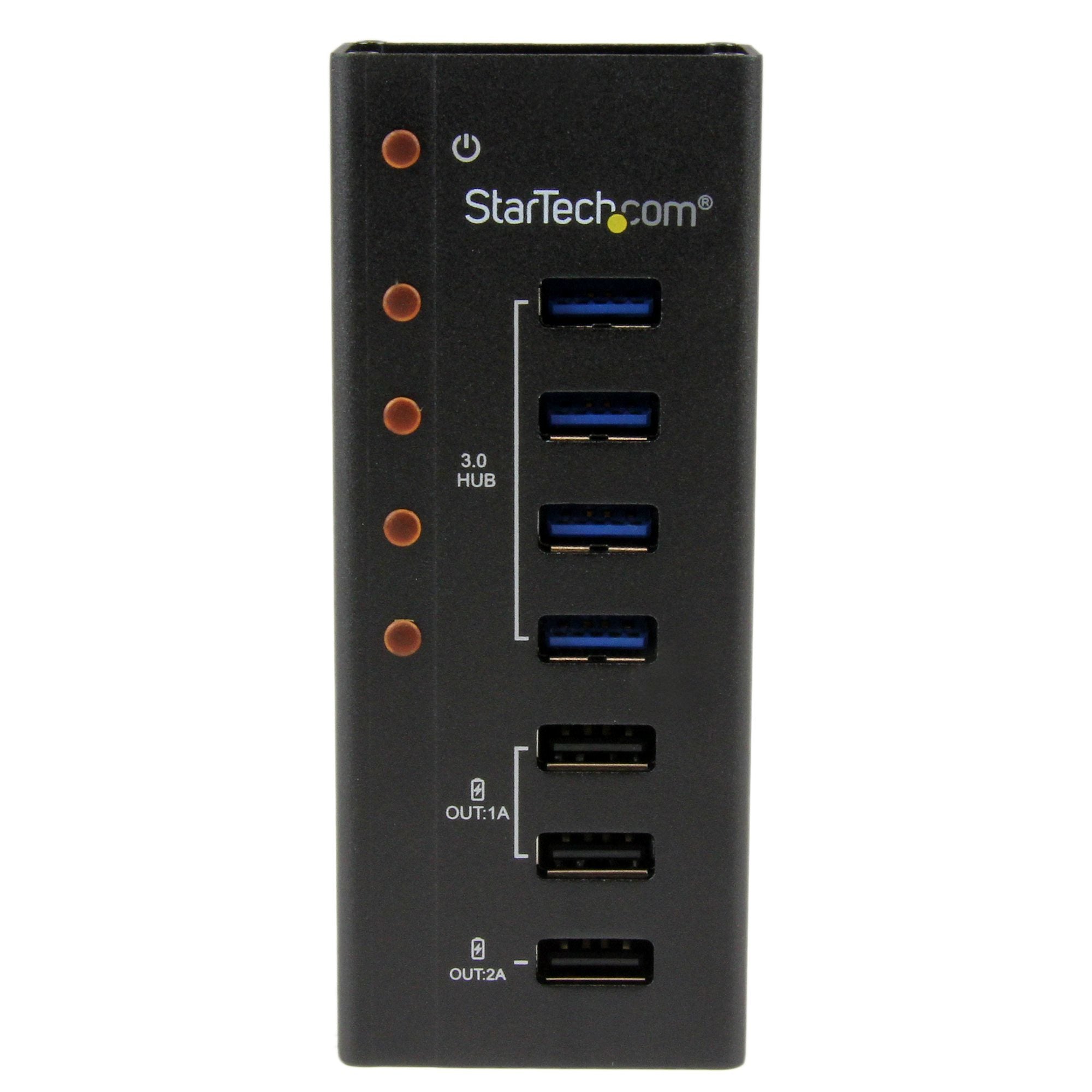 4 Port USB 3.0 Hub plus 3 Charging Ports
