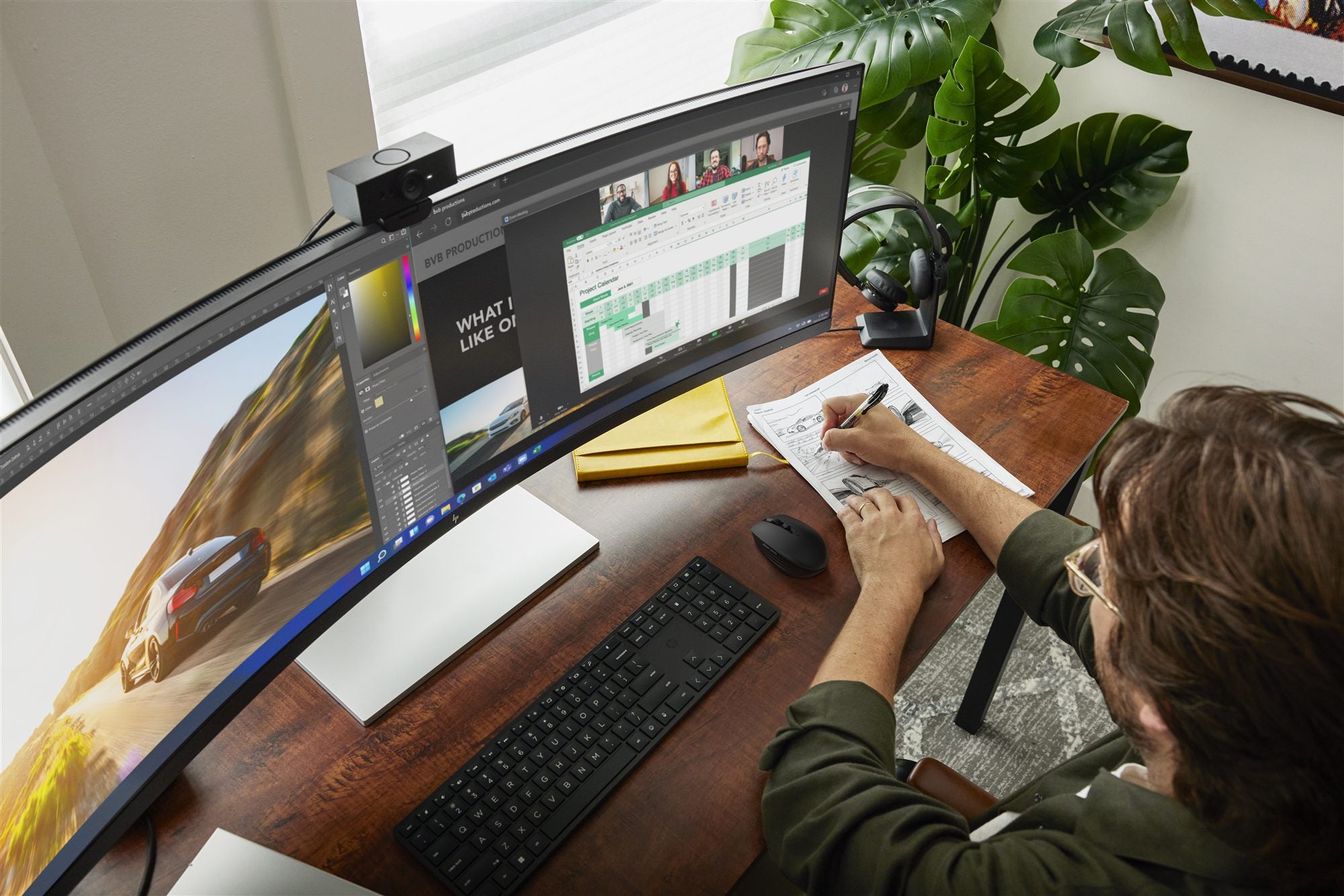 HP 455 Programmable Wireless Keyboard (FR)
