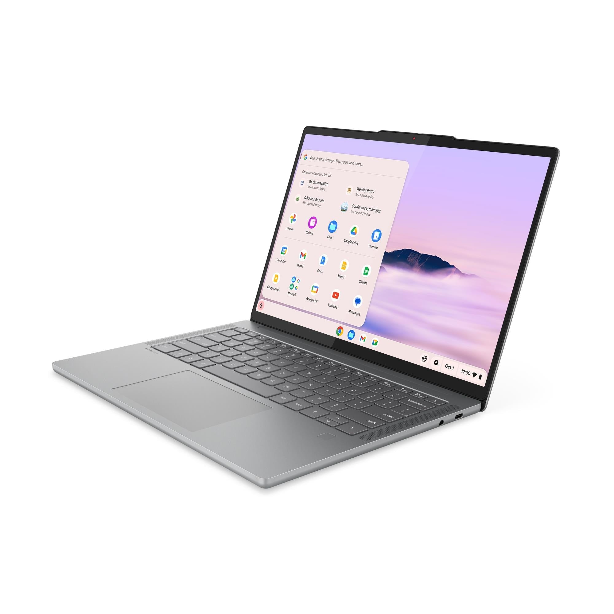 LENOVO Chromebook Plus MediaTek Kompanio Ultra 910 14p WUXGA 12Go 128Go UFS 3.1 ARM Immortalis G925 MC11 GPU Chrome 1YR Carryin