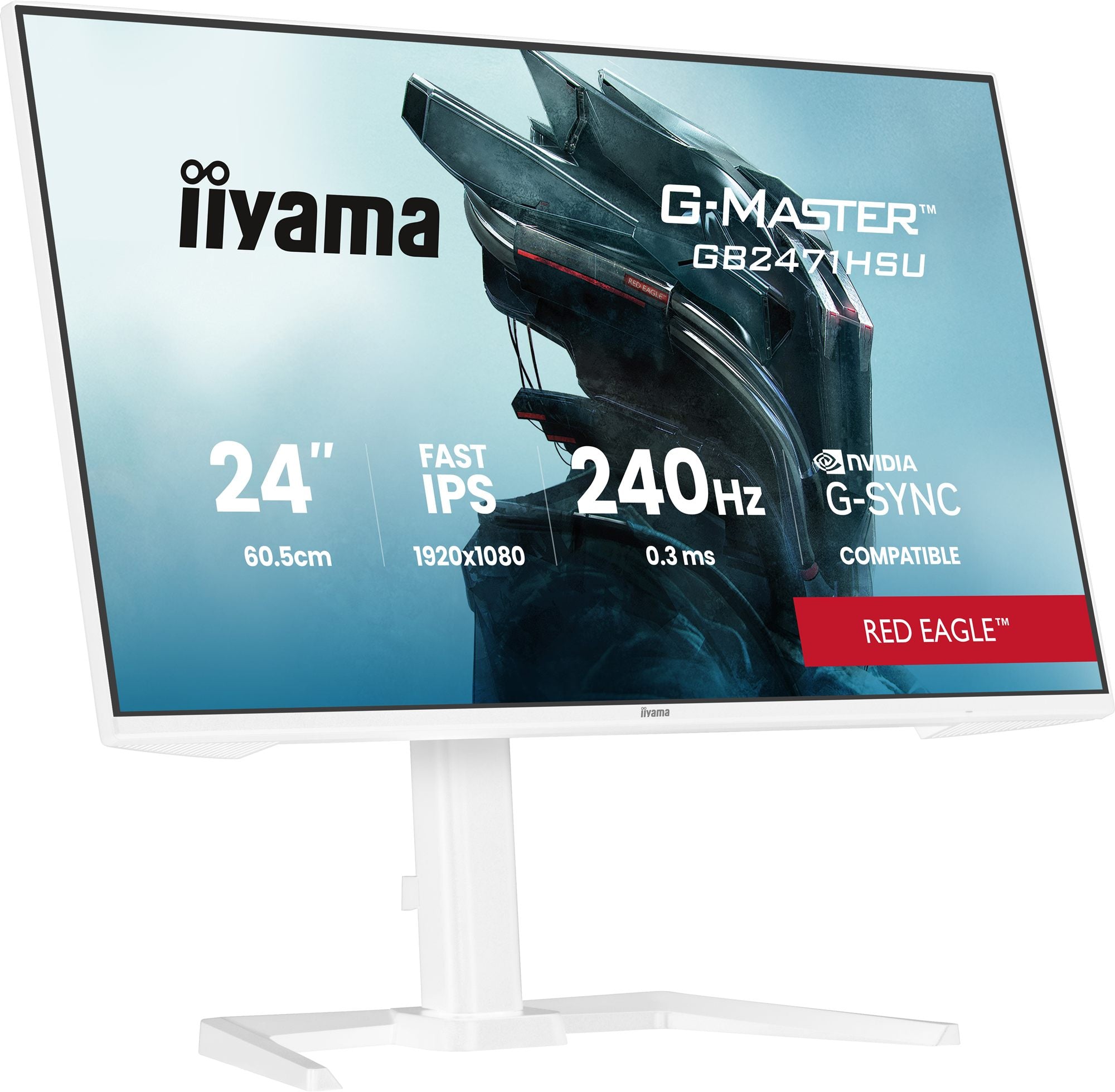 GB2471HSU-W1 24" FHD IPS 240Hz/HAS WHITE