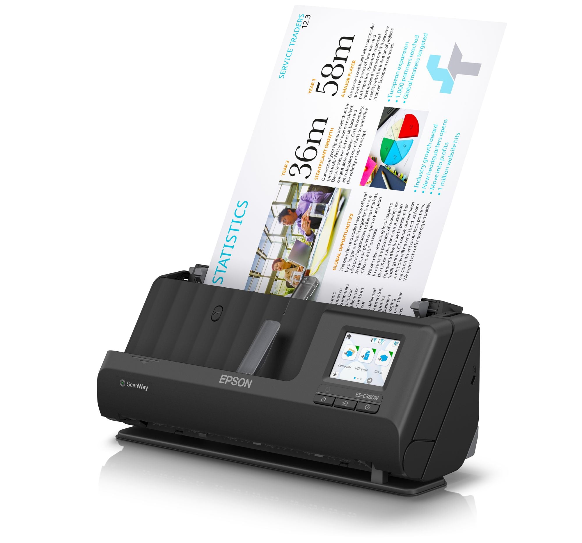 EPSON WorkForce ES-C380W Scanner 30ppm