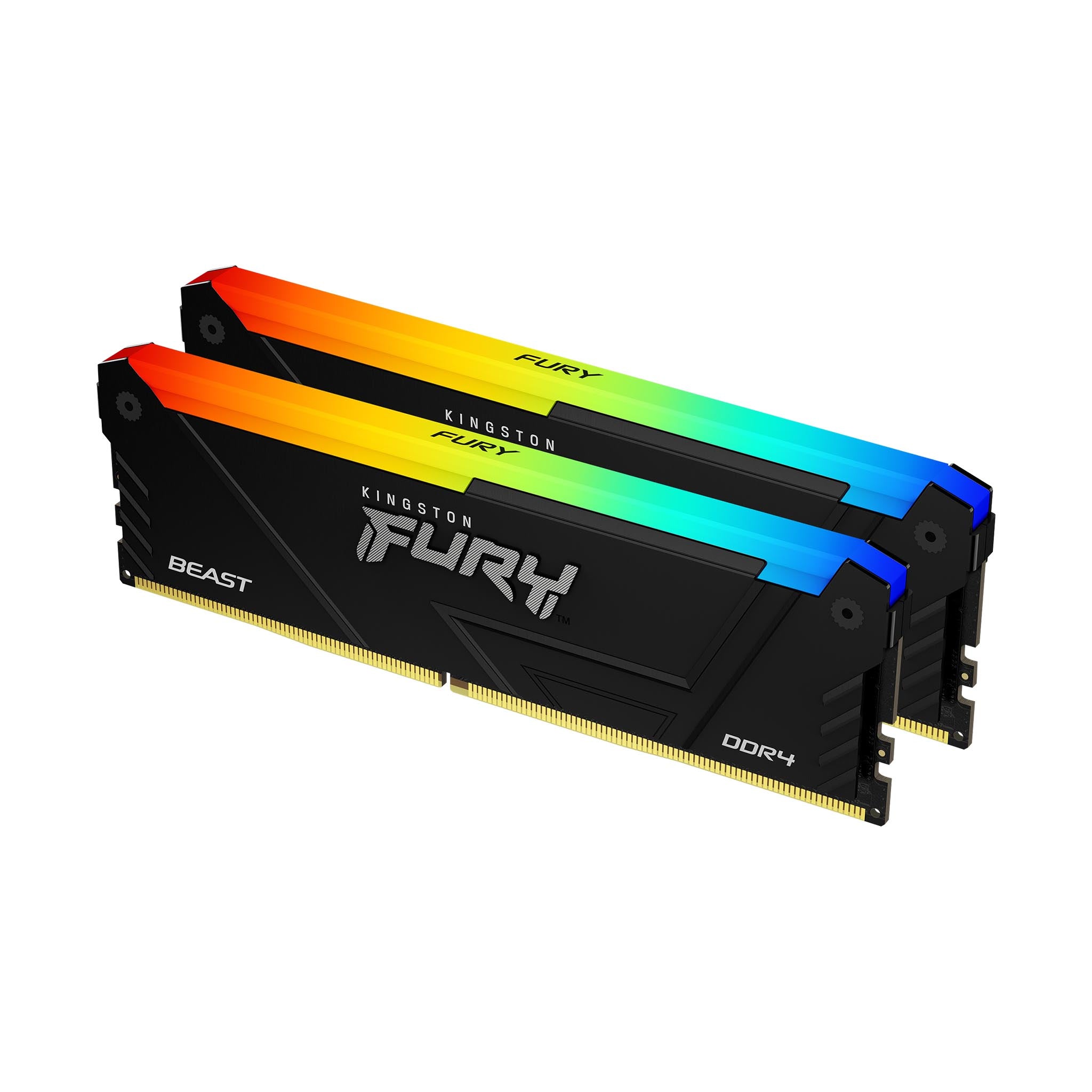 KINGSTON 32Go 3200MT/s DDR4 CL16 DIMM Kit of 2 1Gx8 FURY Beast RGB