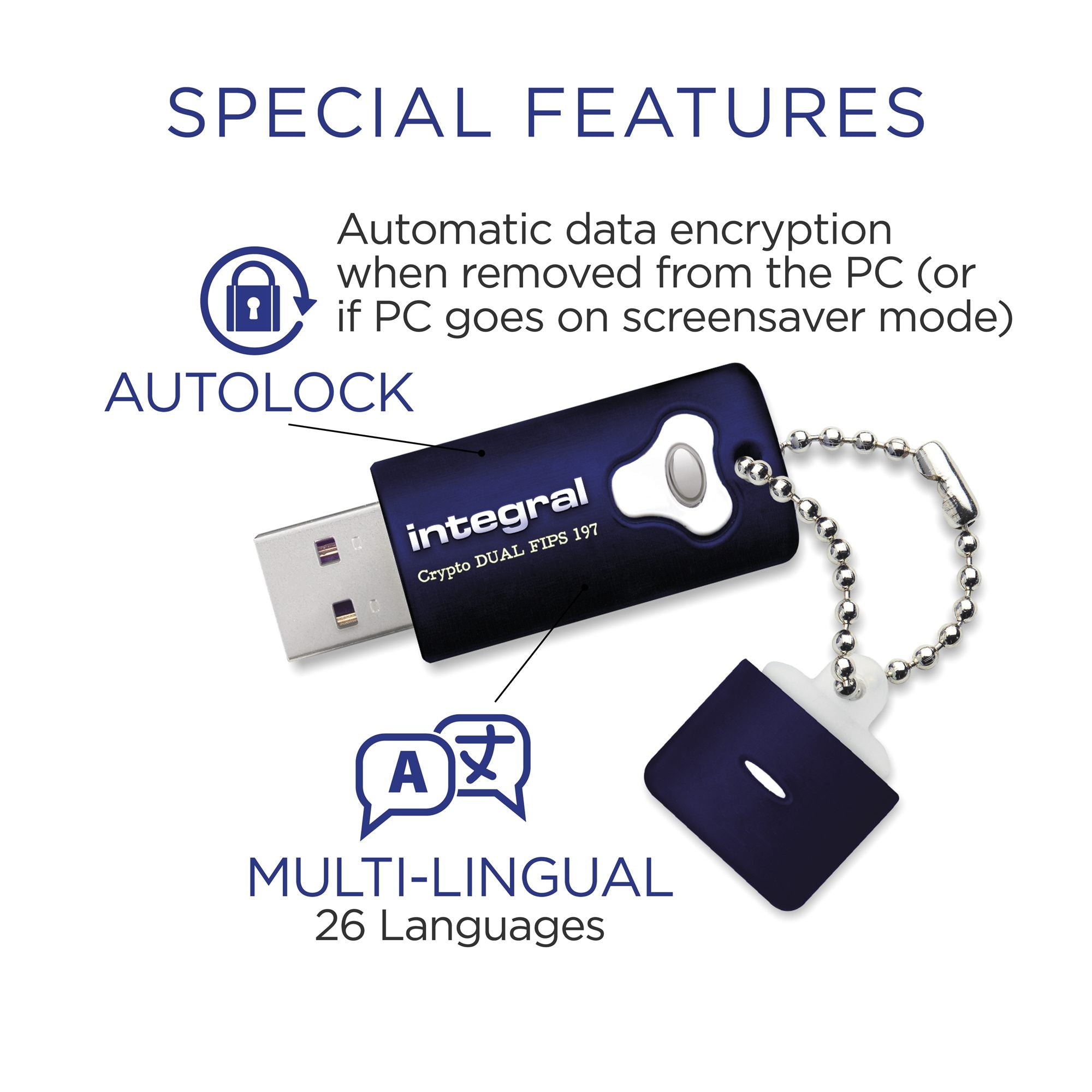 CLE 16GB USB3.0 CRYPTO DUAL FIPS