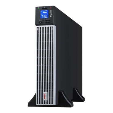 APC Easy UPS On-Line UPS Rack AC 230V 2700Watt 3000VA 1 x battery Li-ion RS-232 USB oc 7 2U 19 BK with silver