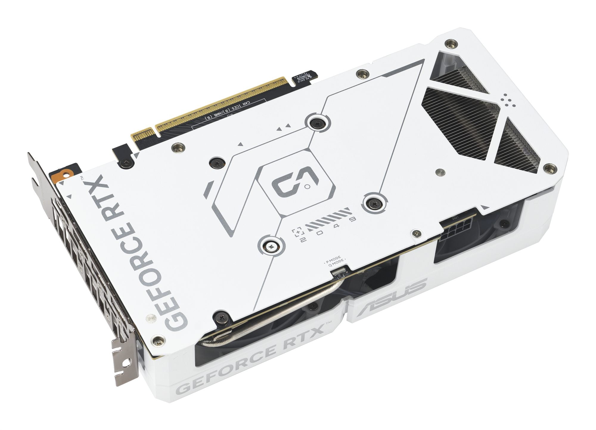 ASUS Dual GeForce RTX 5060 Ti 8Go GDDR7 White OC Edition PCIe 5.0 DLSS 4 HDMI 2.1b DisplayPort 2.1b