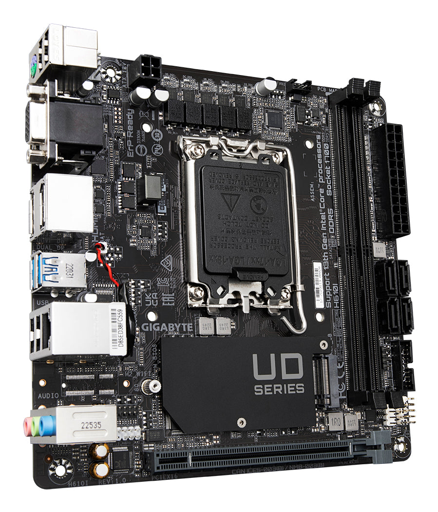 GIGABYTE H610I carte mere Intel H610 Express LGA 1700 mini ITX