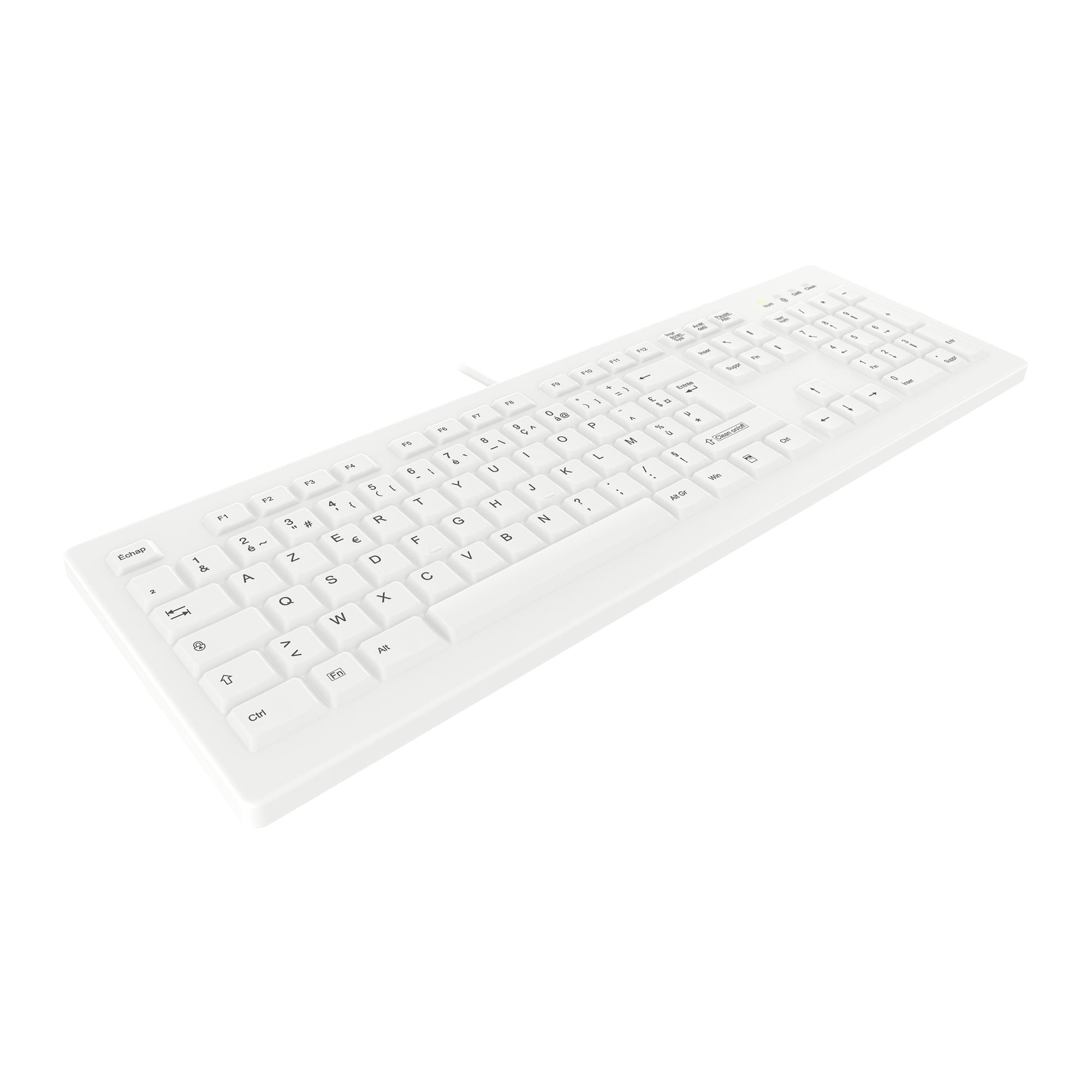 CONTOUR ACTIVE KEY Clavier filaire AK-C8100 FR blanc IP68