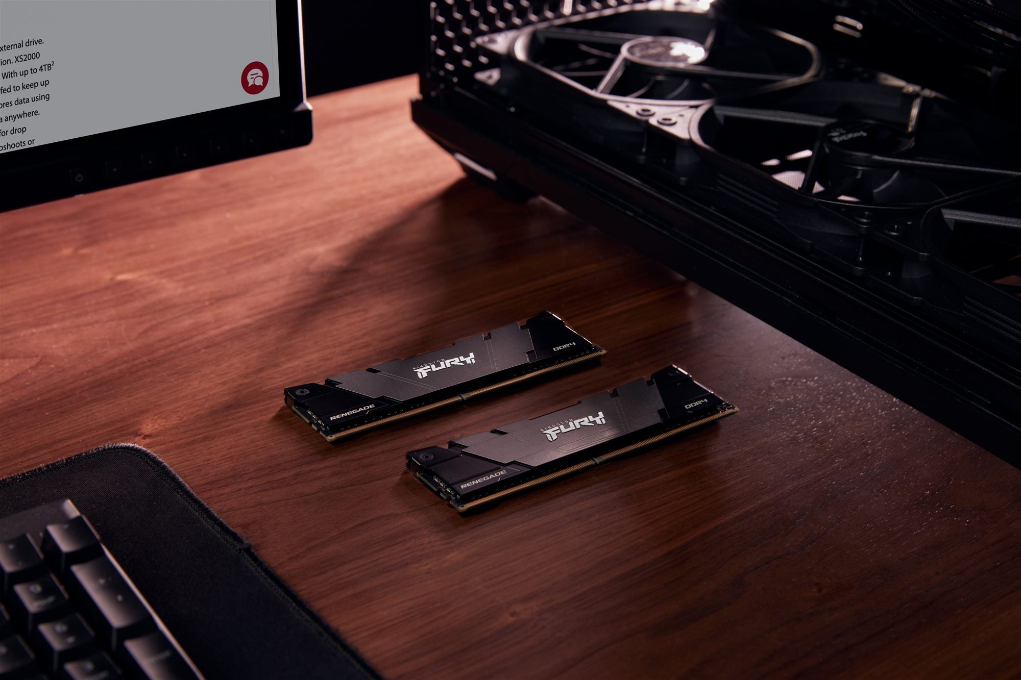 KINGSTON 16Go 4600MT/s DDR4 CL19 DIMM Kit of 2 FURY Renegade Black