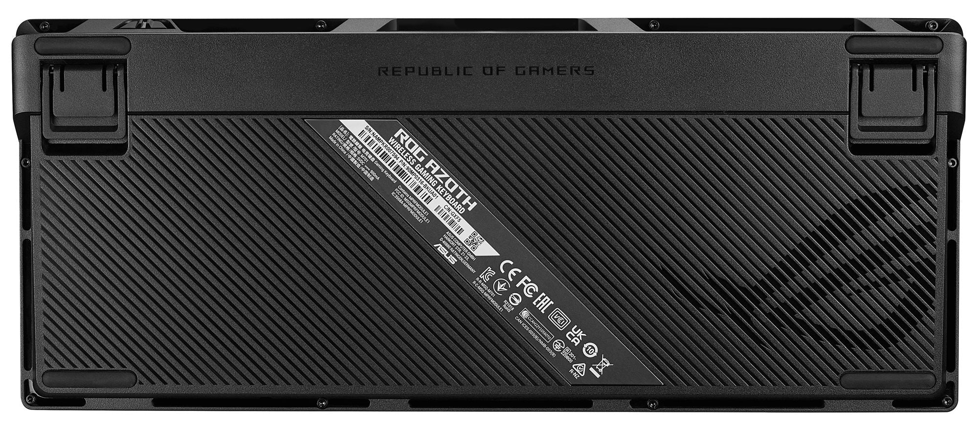 ASUS ROG Azoth clavier Gaming USB + RF Wireless + Bluetooth Noir