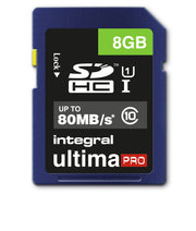 Integrale SDHC 8GB CLASS 10 - 80MB/s