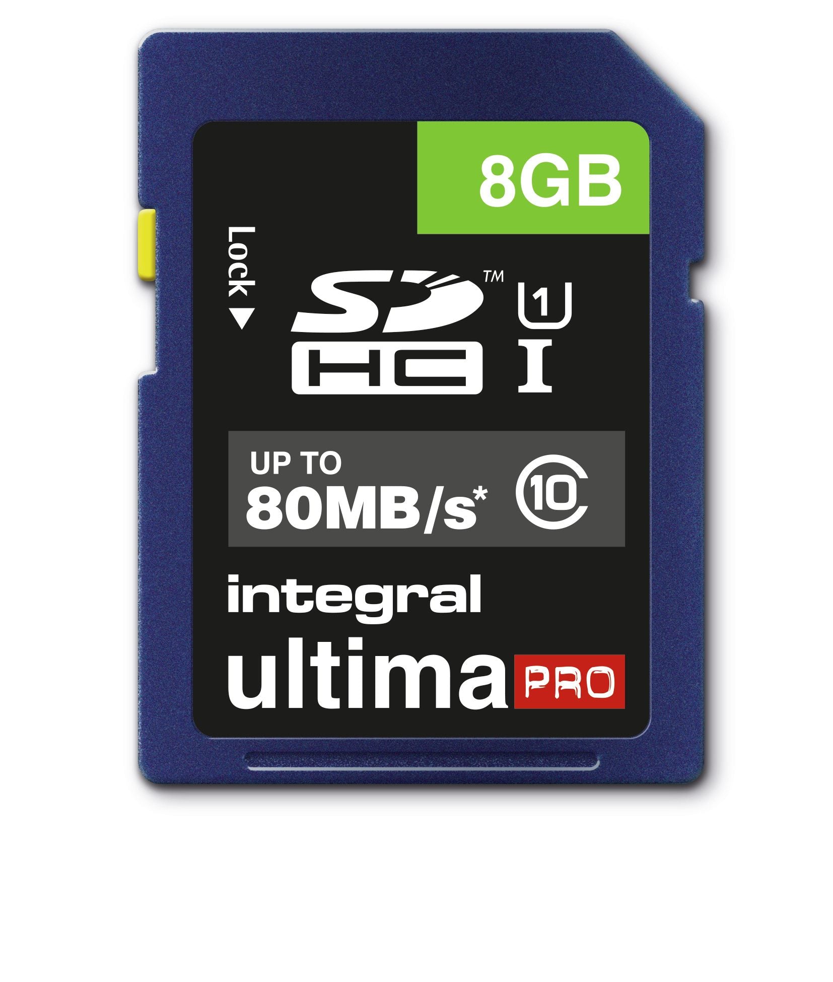 Integrale SDHC 8GB CLASS 10 - 80MB/s