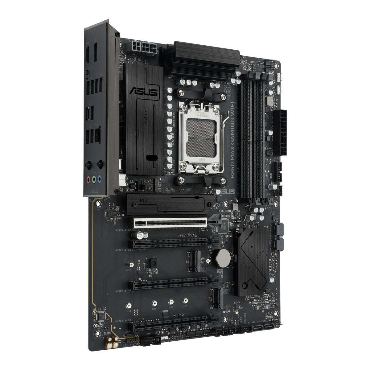 ASUS B850 MAX GAMING WIFI ATX motherboard 4xDDR5 1xPCIe 5.0 3xM.2 1xHDMI 1xDisplayPort 4xSATA