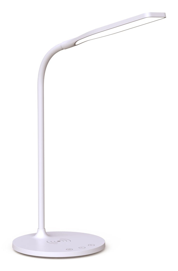 Techly I-LAMP-DSK10 Lampe de bureau LED 5,5W tactile avec chargeur Qi 15W