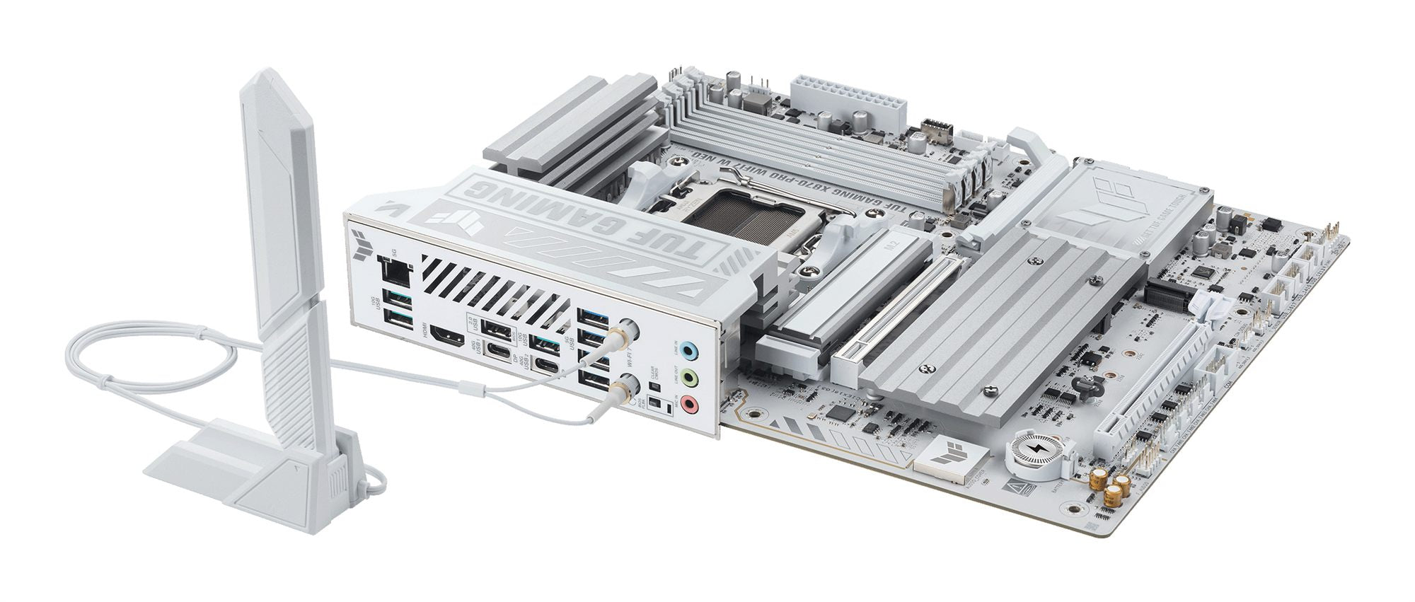 ASUS AMD X870 ATX motherboard DDR5 PCIe 5.0 4xM.2