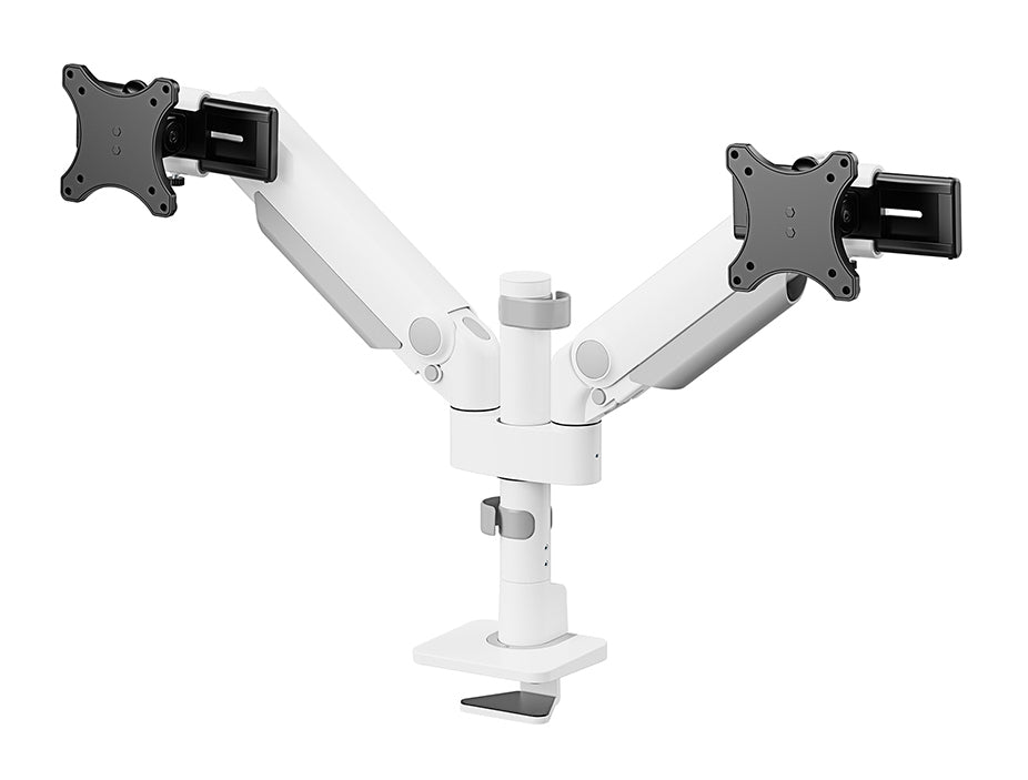 NEOMOUNTS DS65S-950WH2 Support décran à fixer 24-34p - ressort à gaz - Topfix - multiréglable - arrêt 180