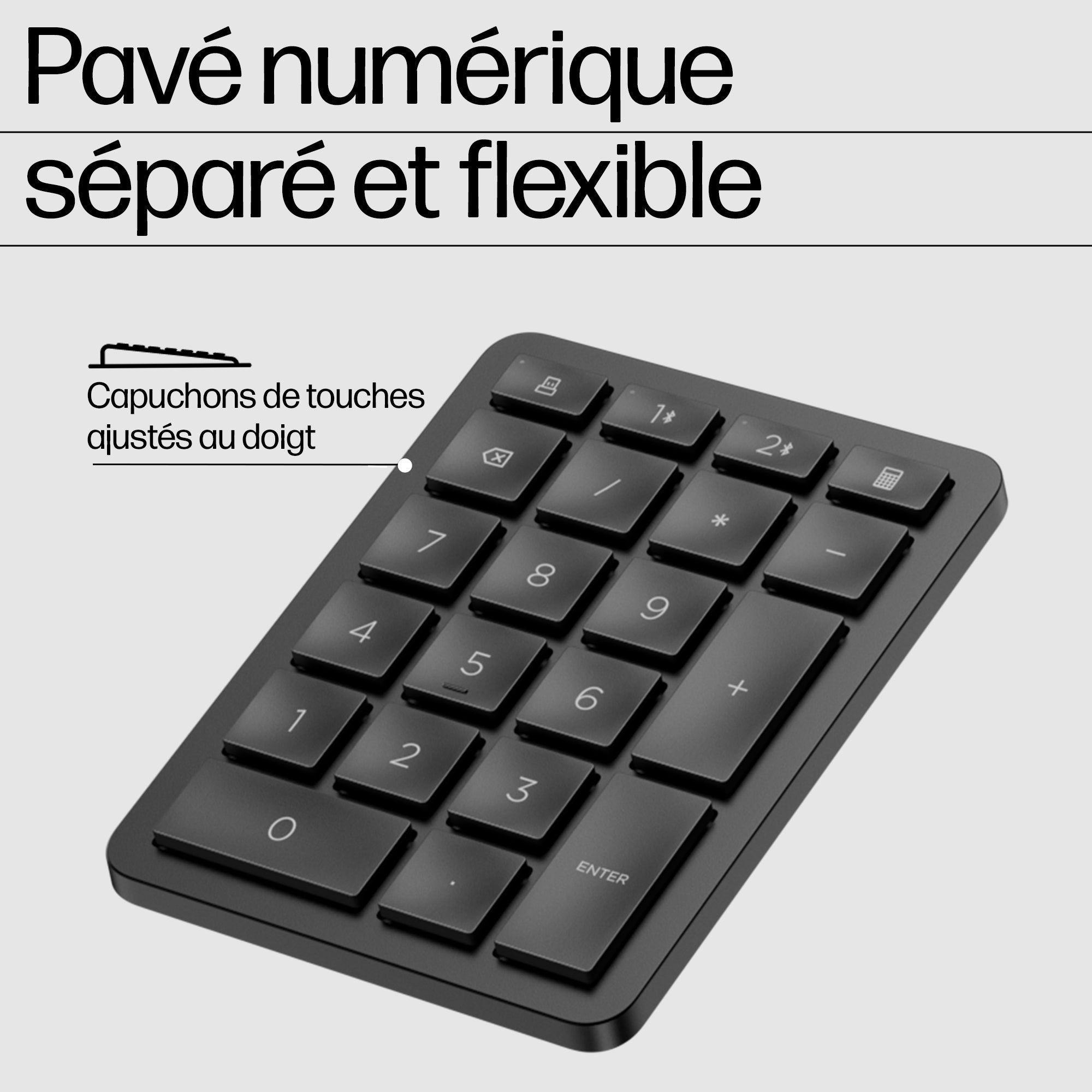 HP 960 BLK Ergonomic WL KBD EMEA-INTL EN