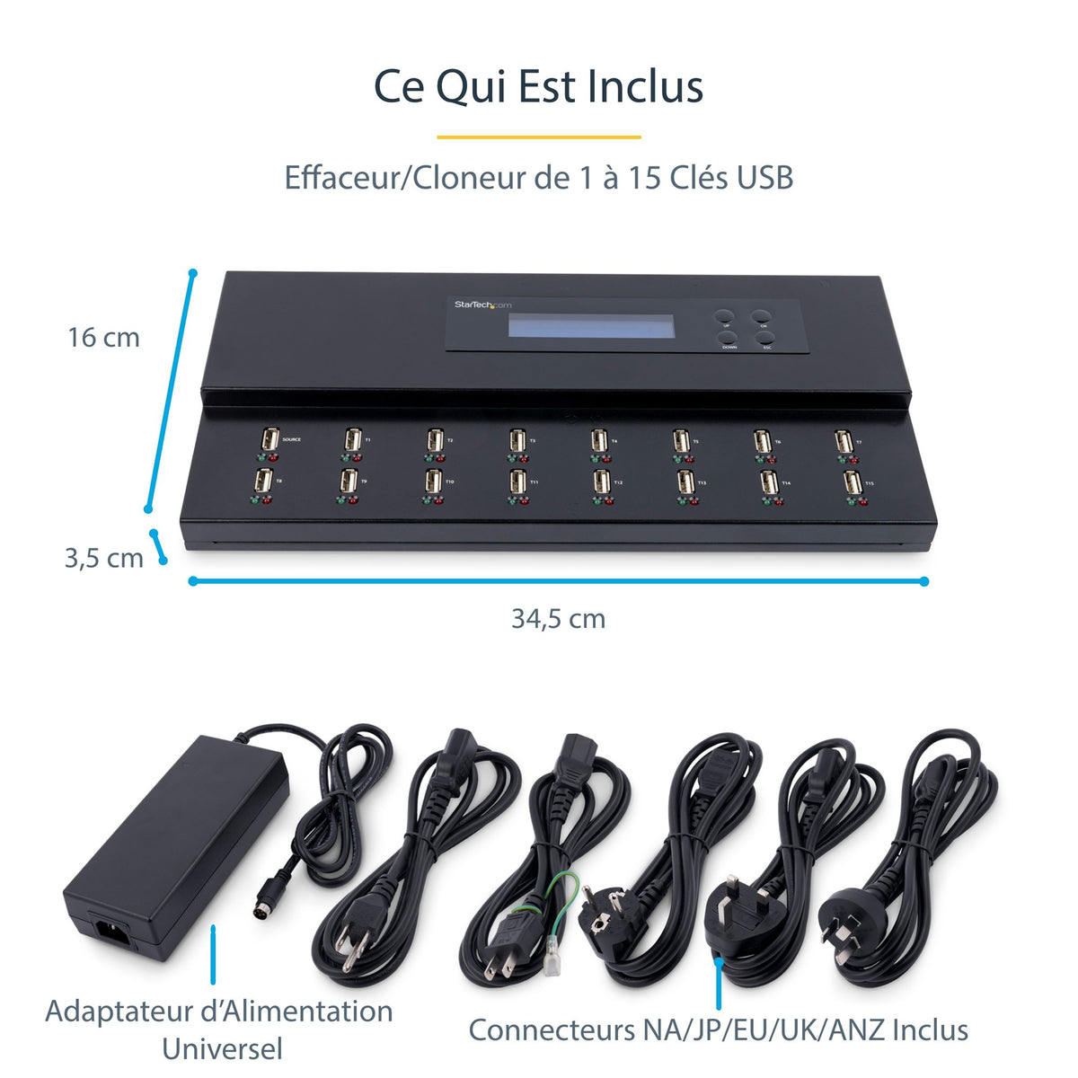 StarTech.com USB Duplicator/Eraser - 1:1