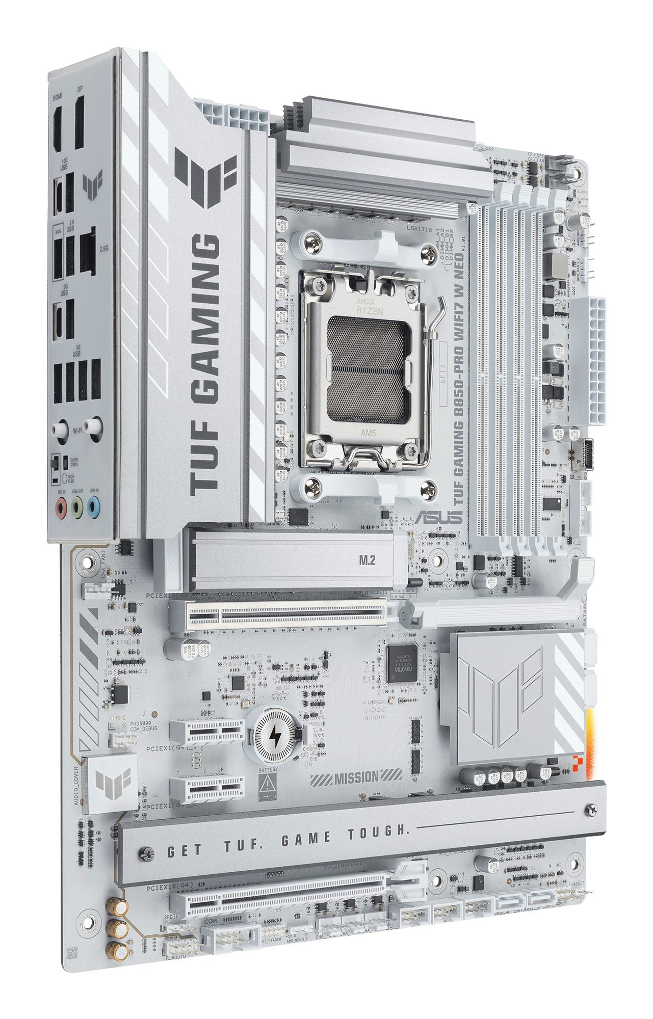 ASUS AMD B850 ATX motherboard DDR5 PCIe 5.0 3xM.2